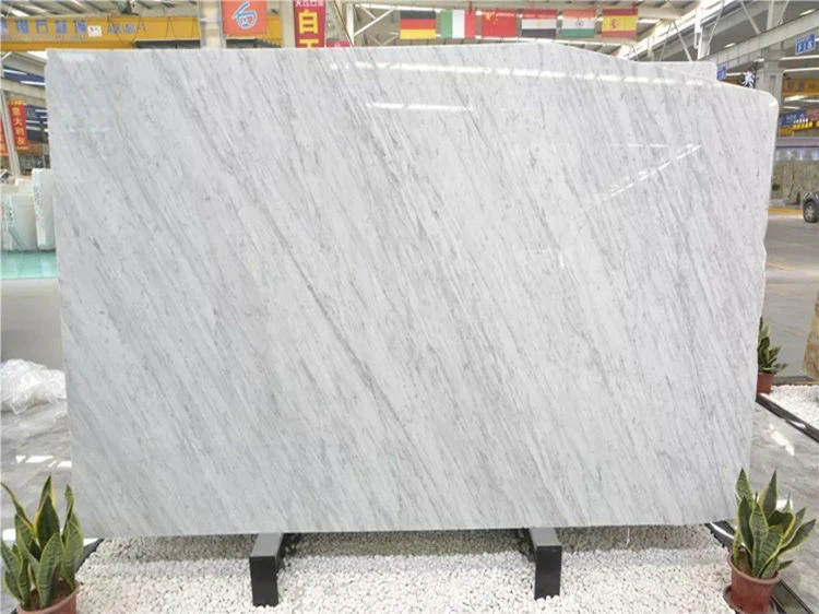 Carrara balta pulēta marmora flīze