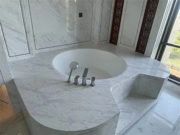 Marble Tiles On Shower Floor